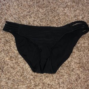 Black bathing suit bottoms